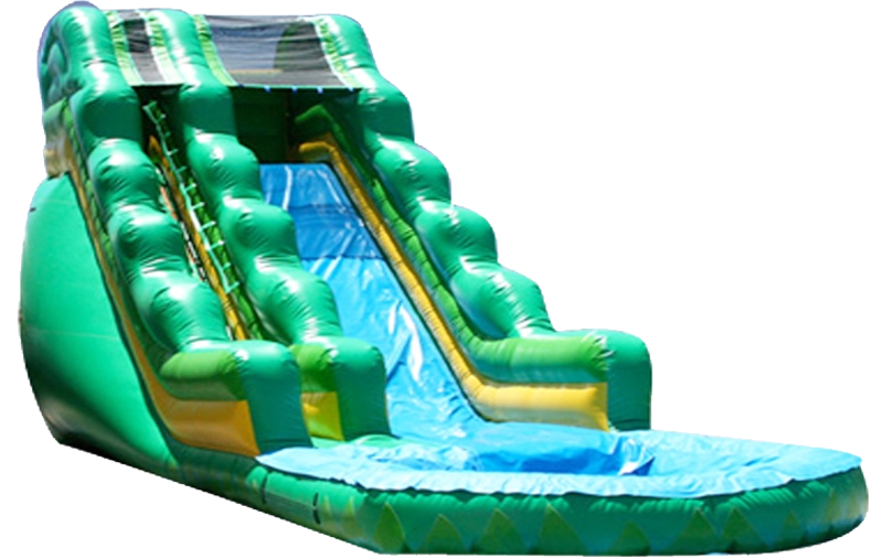 Tropical Rush Inflatable Water Slide Rental